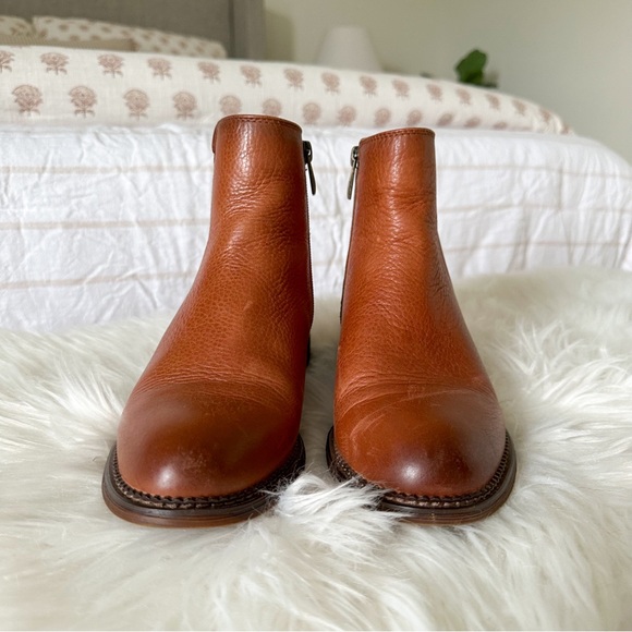 🤎 FRANCO SARTO 🤎 Horrace Bootie 7.5M Cognac - Picture 3 of 11